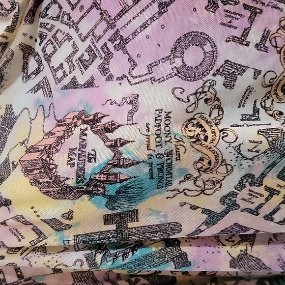 Harry Potter Marader's Map Open Front Cardigan Size Small NWT - Picture 3 of 13